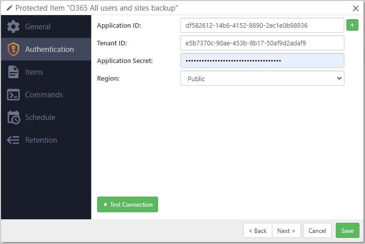 Comet Backup Screenshot 2