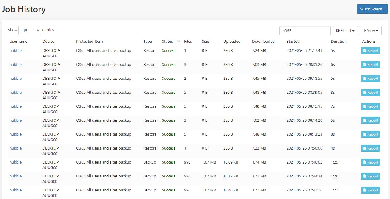 Comet Backup Screenshot 5