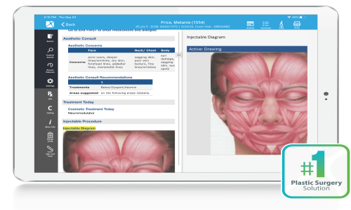Nextech Plastic Surgery EHR Screenshot 2