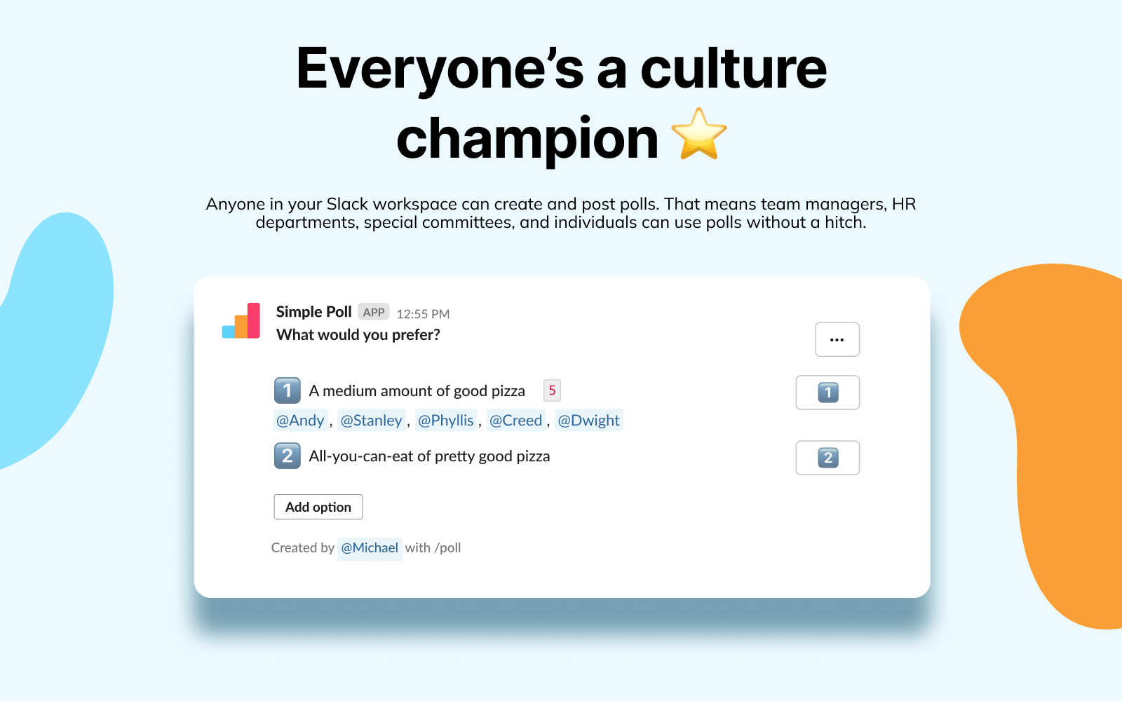 Simple Poll Screenshot 1