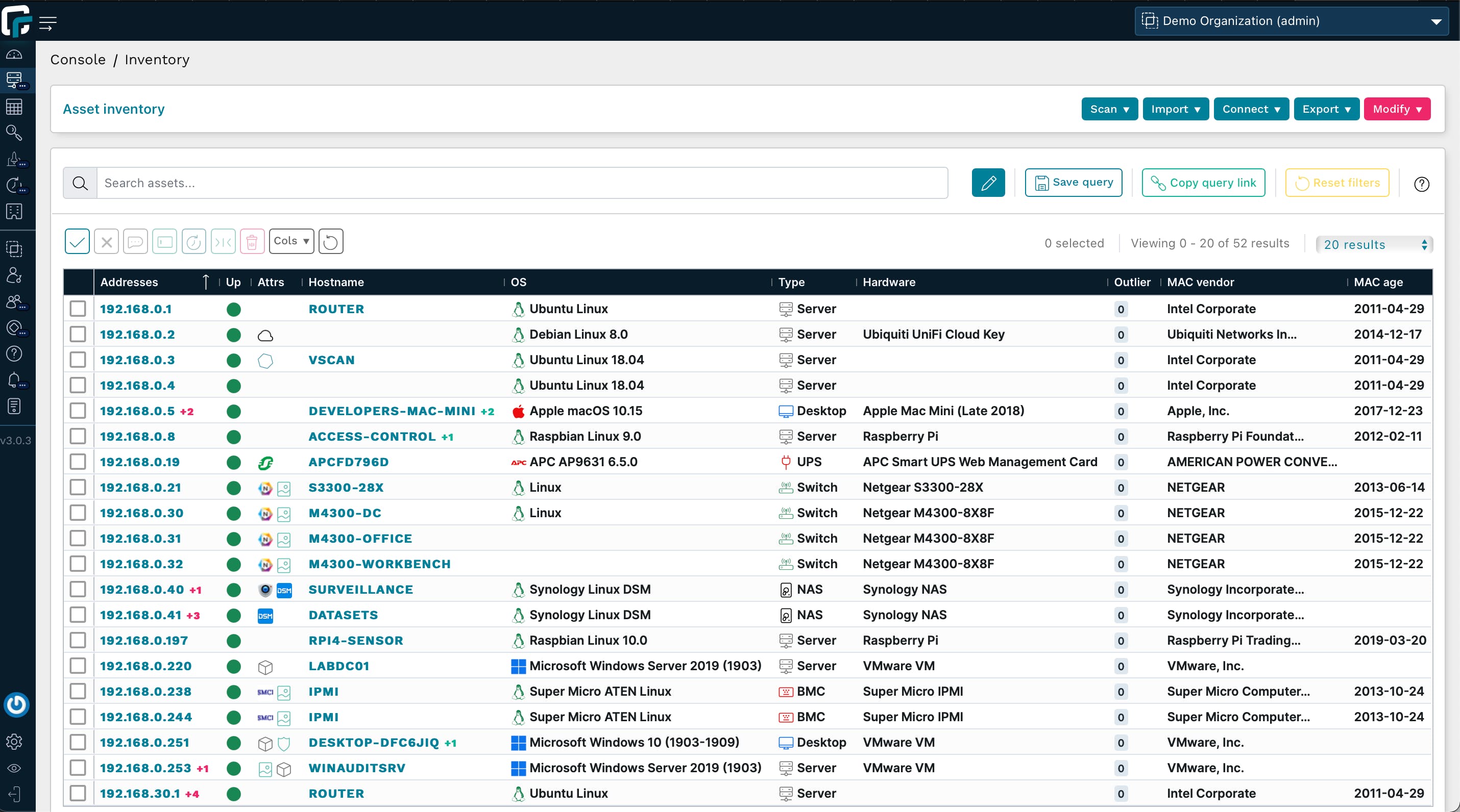 runZero Screenshot 1
