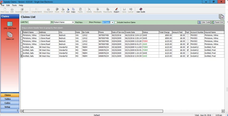 Speedy Claims Screenshot 1