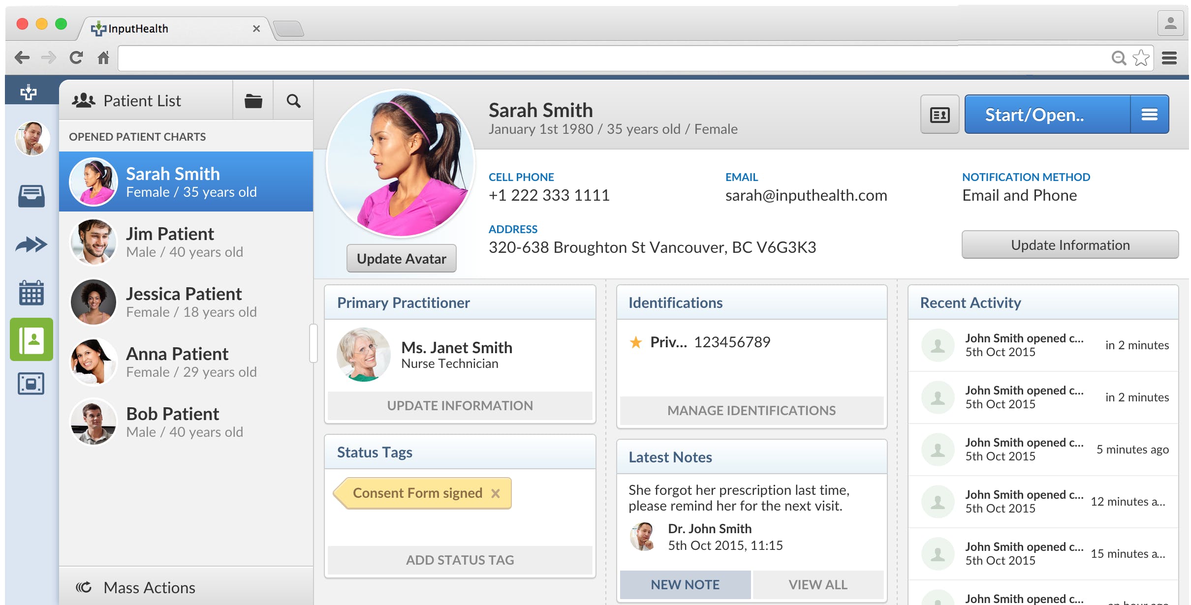 InputHealth Screenshot 1