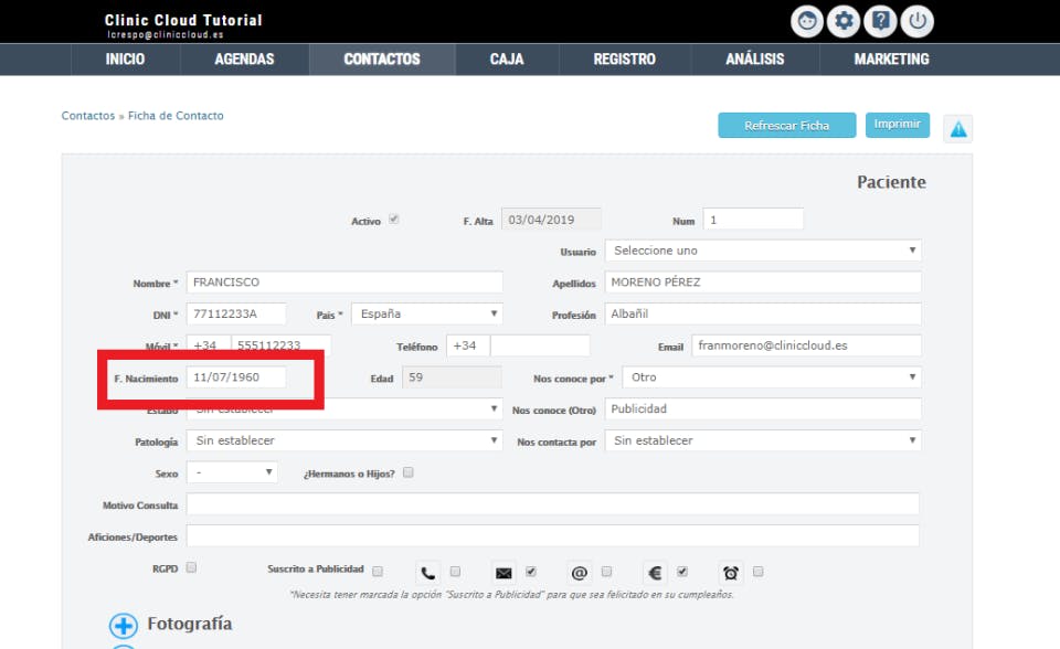 Clinic Cloud Screenshot 2