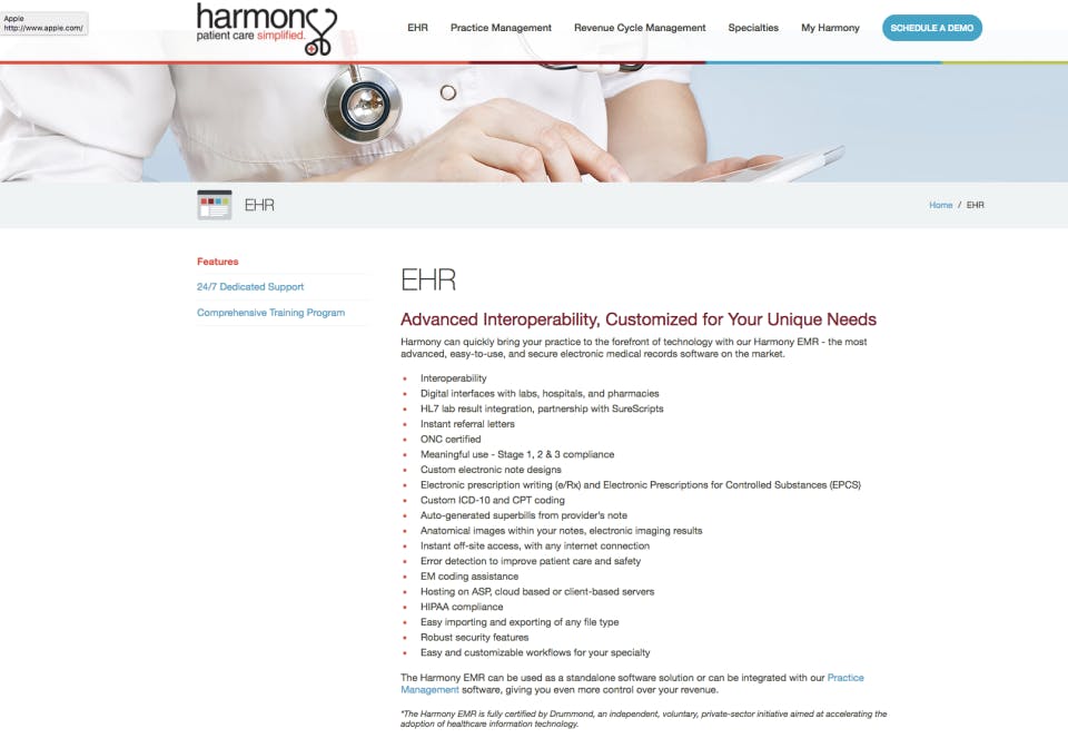 HARMONY Medical Screenshot 2