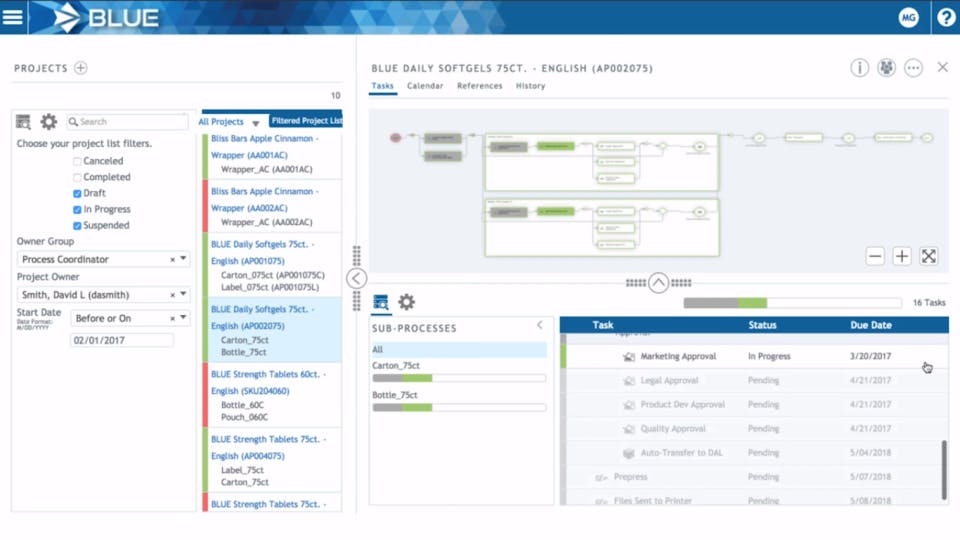 BLUE Software Screenshot 3