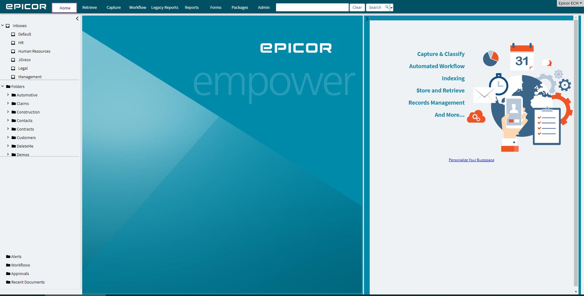 DocStar ECM Screenshot 1