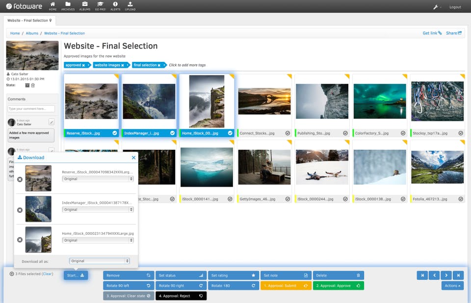 FotoWare DAM Screenshot 2