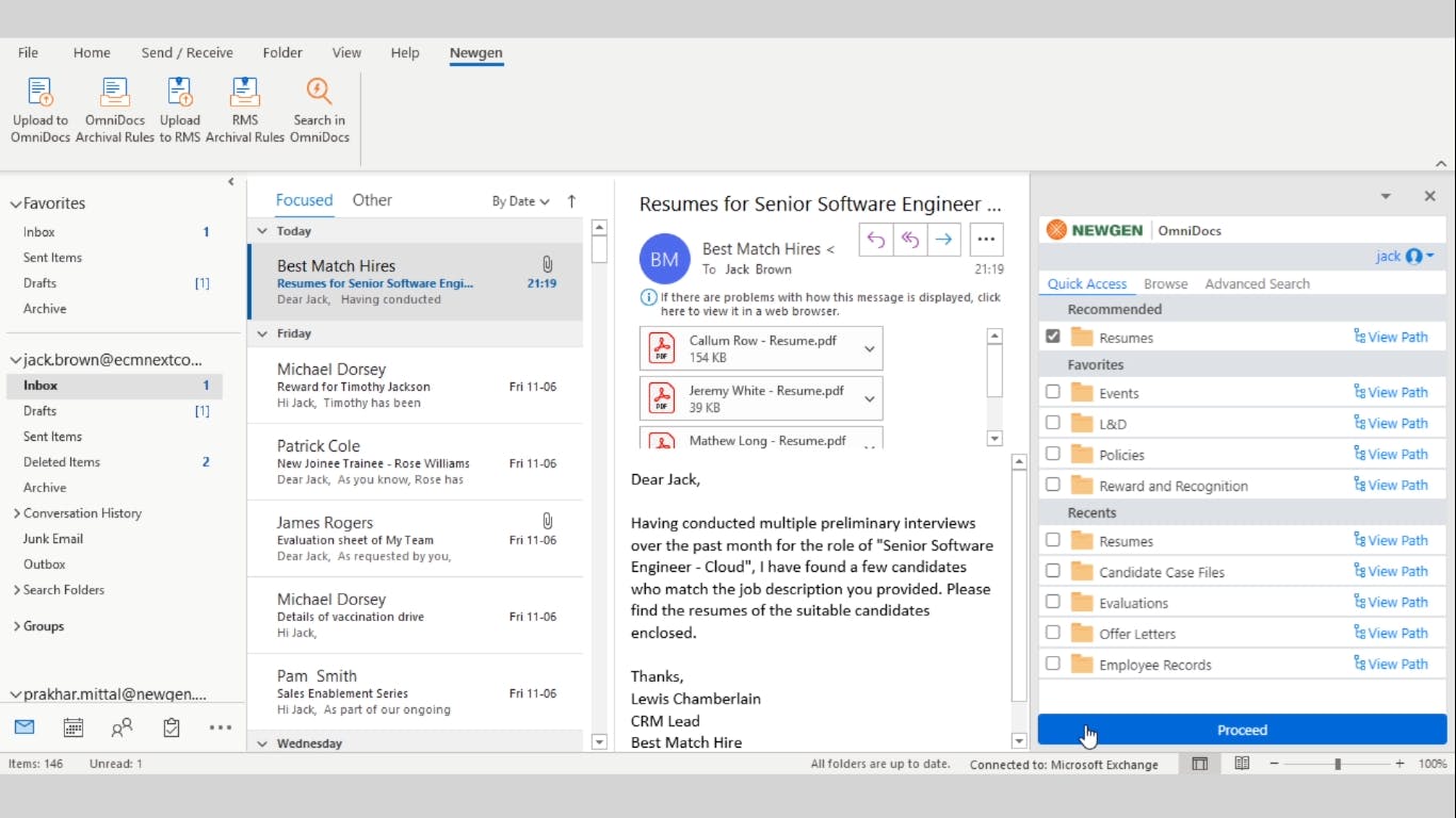 Newgen Enterprise Content Management Screenshot 4