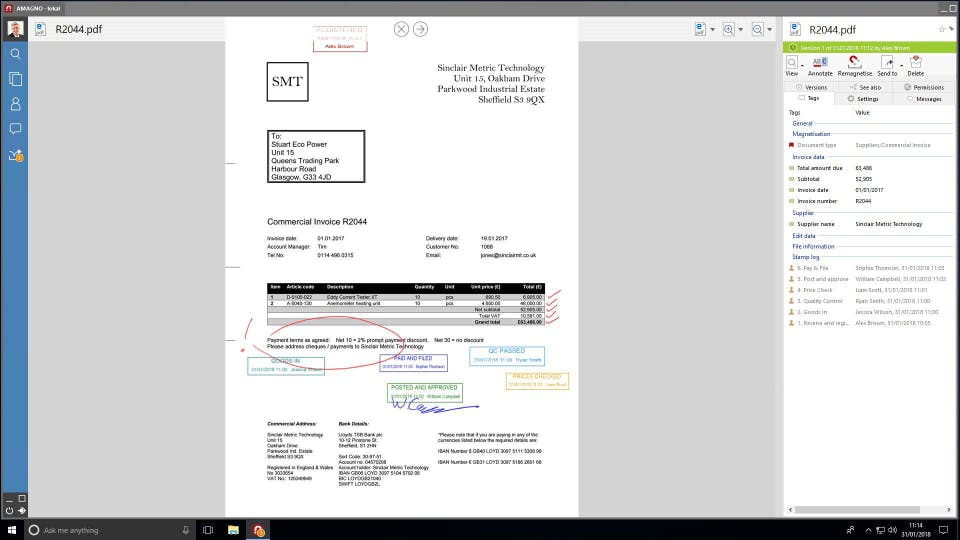 AMAGNO Digital Workplace Screenshot 2