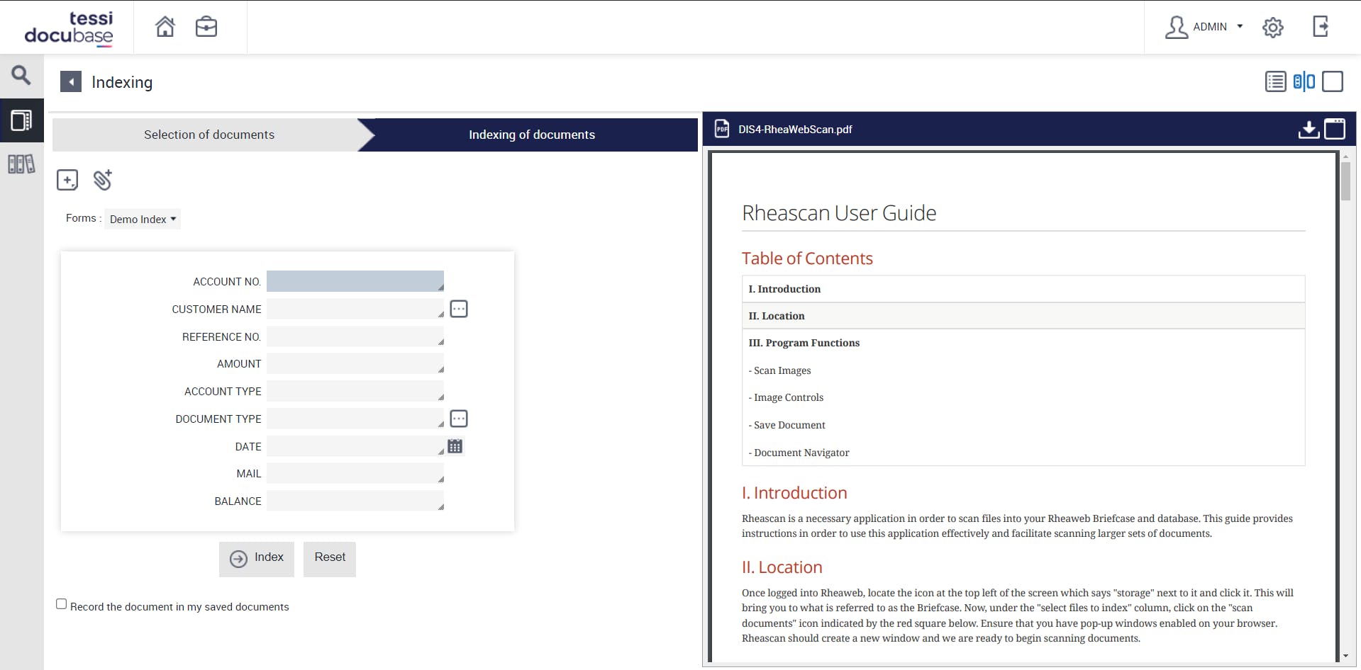 DOCUBASE Screenshot 2