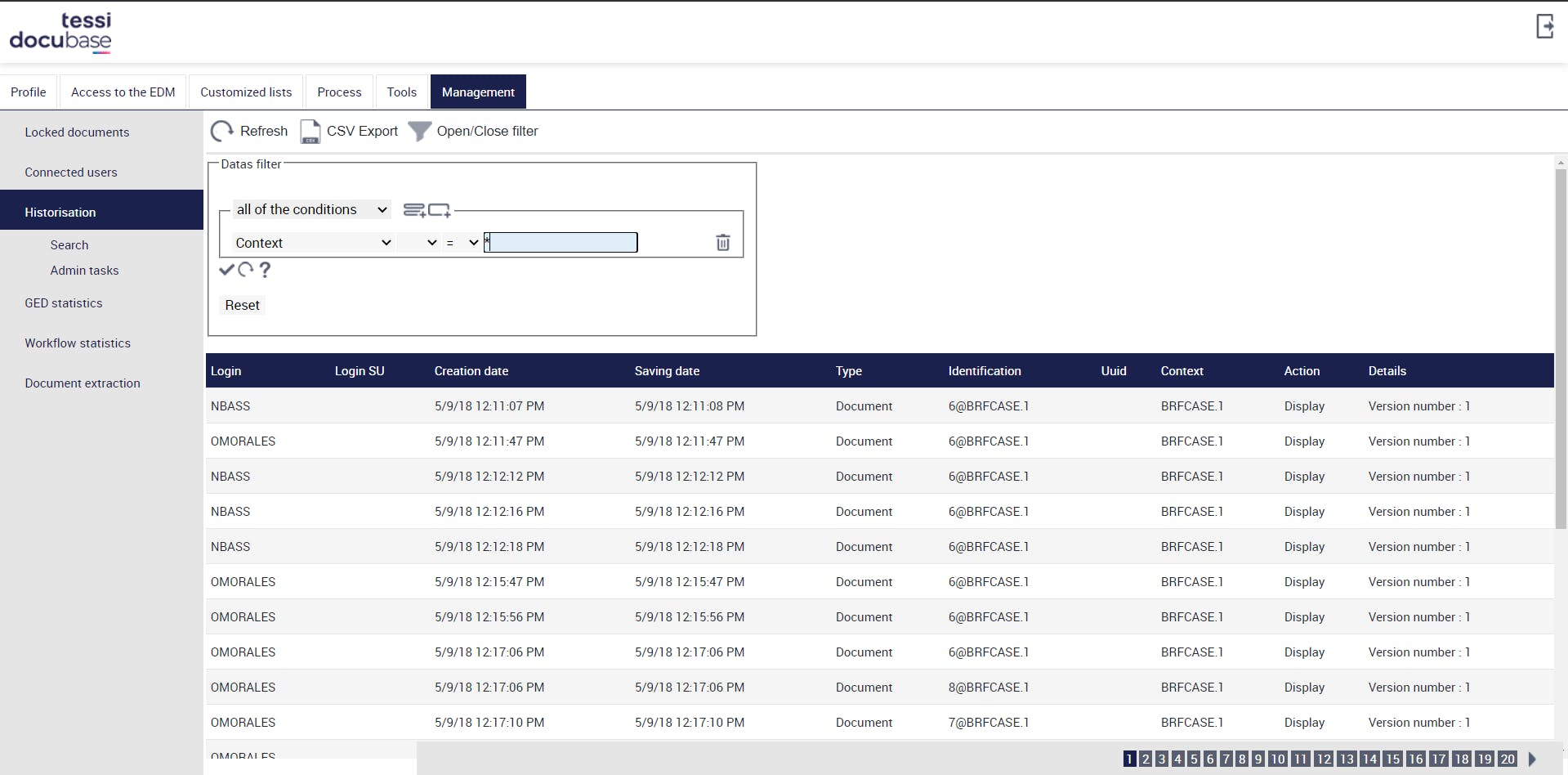 DOCUBASE Screenshot 4