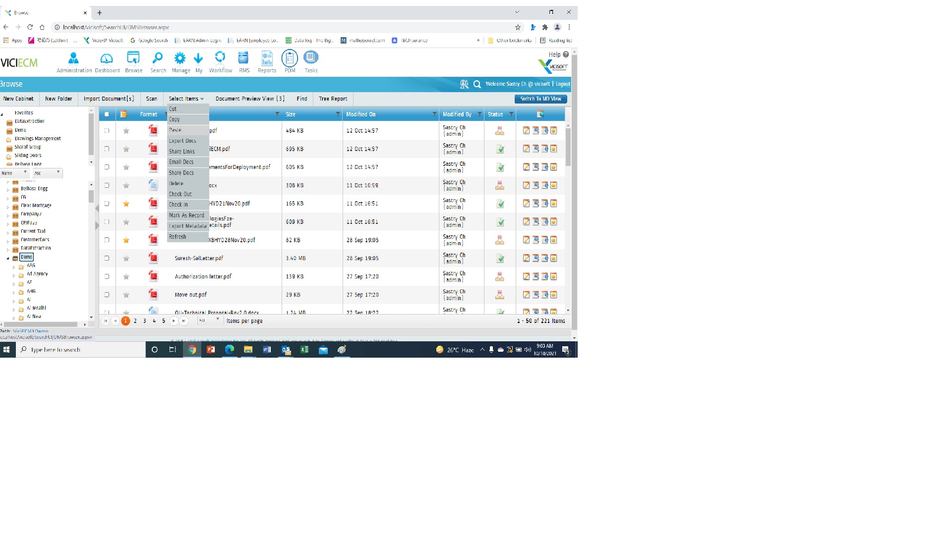 ViciECM Screenshot 3