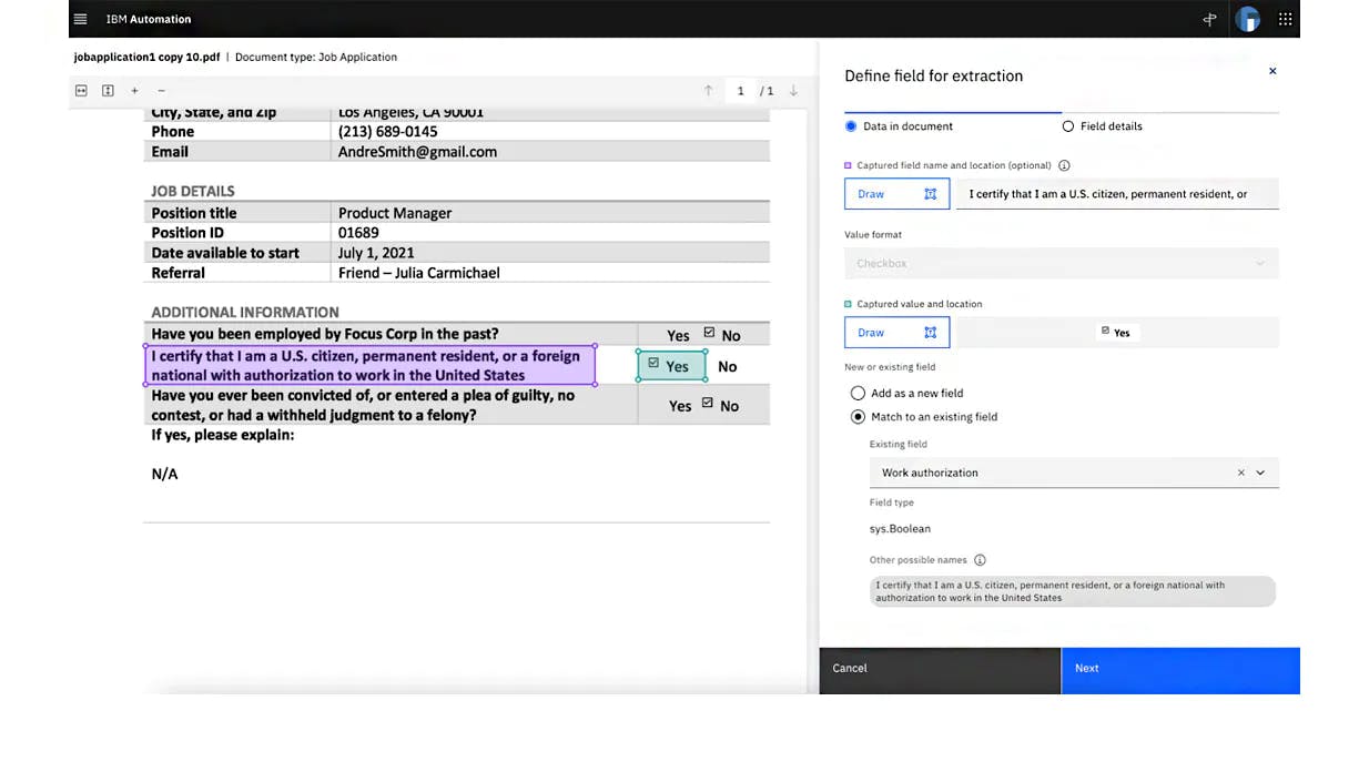IBM Cloud Pak for Business Automation Screenshot 2