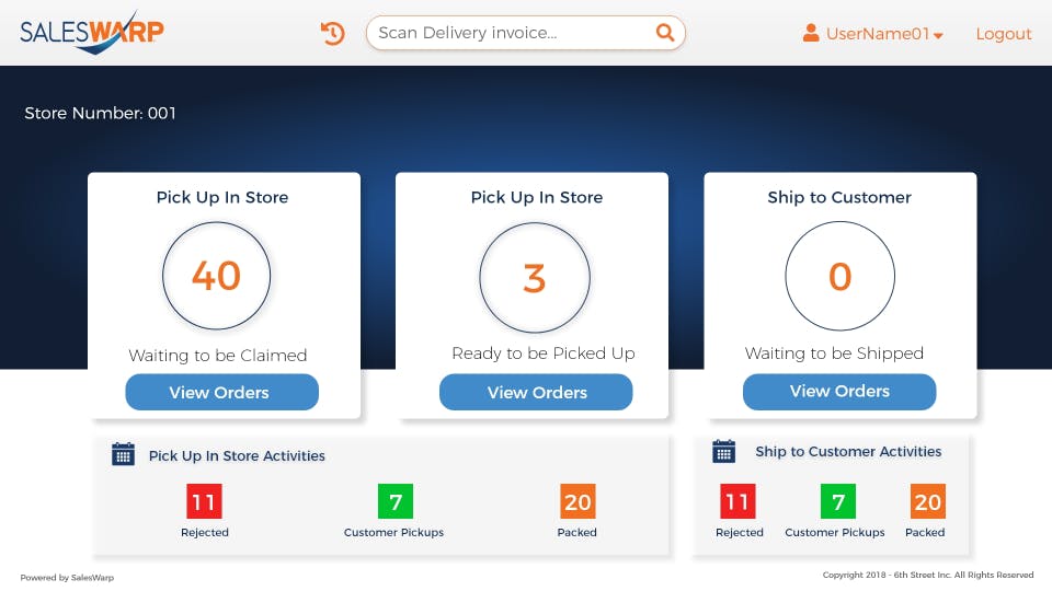SalesWarp Screenshot 2