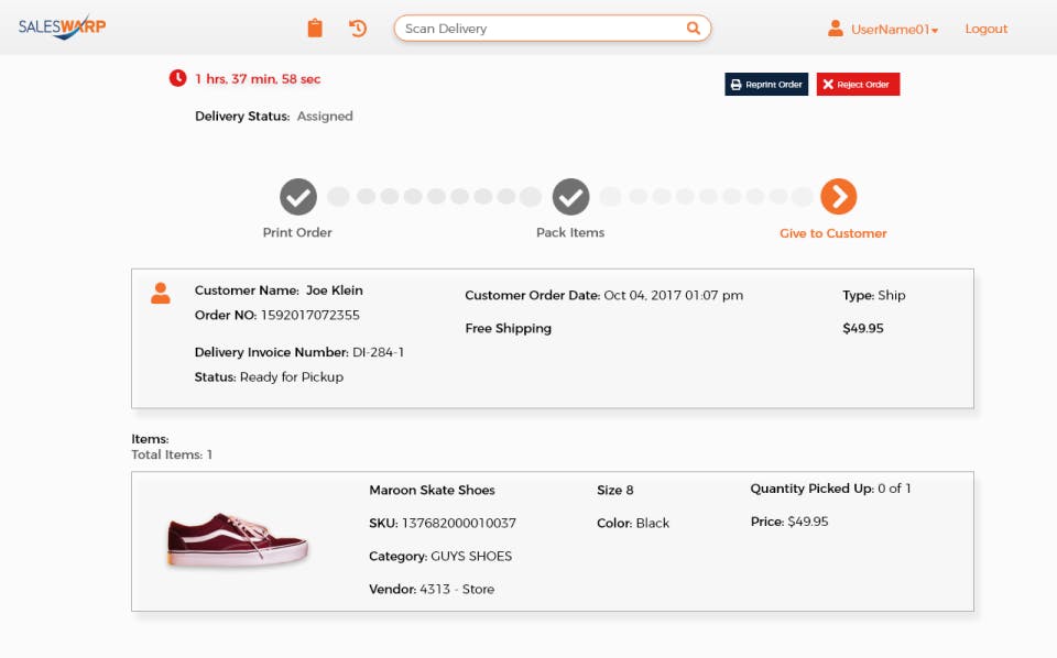 SalesWarp Screenshot 3