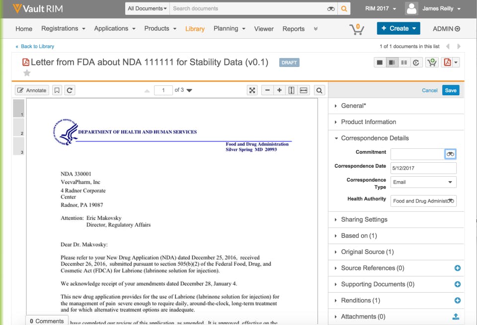 Veeva Vault Screenshot 5