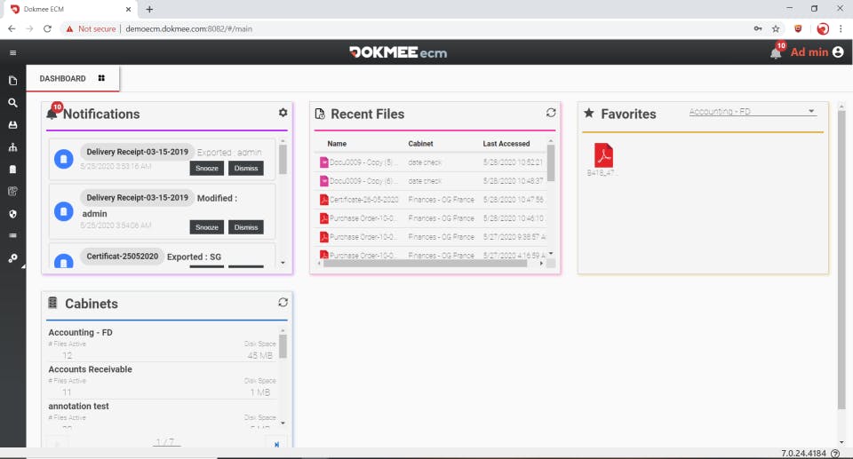 Dokmee ECM Screenshot 1