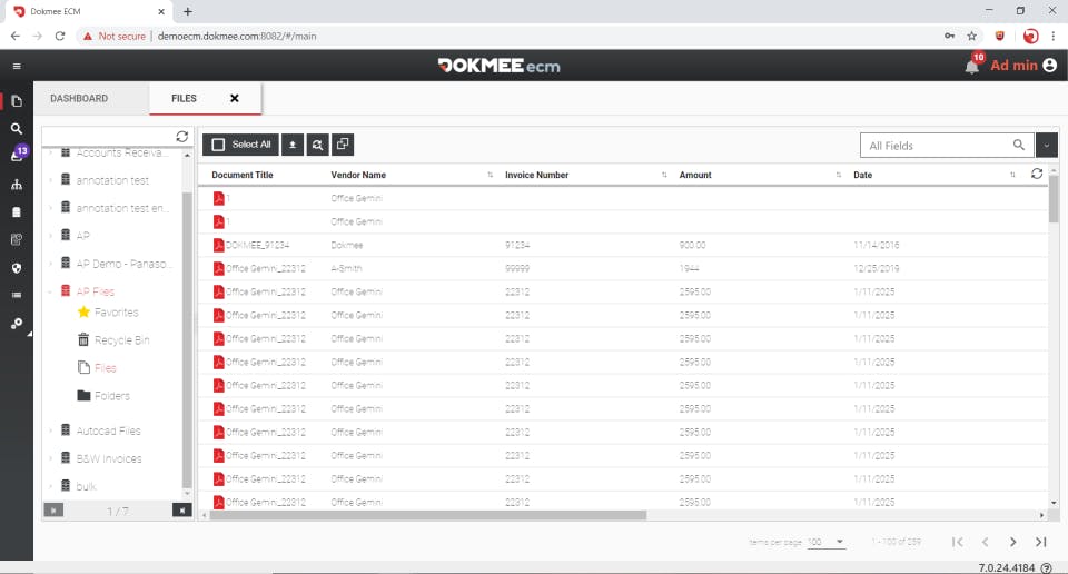 Dokmee ECM Screenshot 2