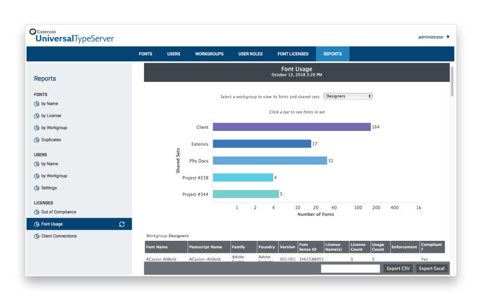 Universal Type Server Screenshot 3
