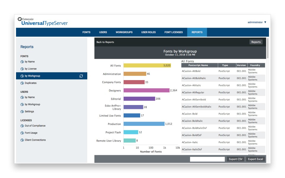 Universal Type Server Screenshot 4