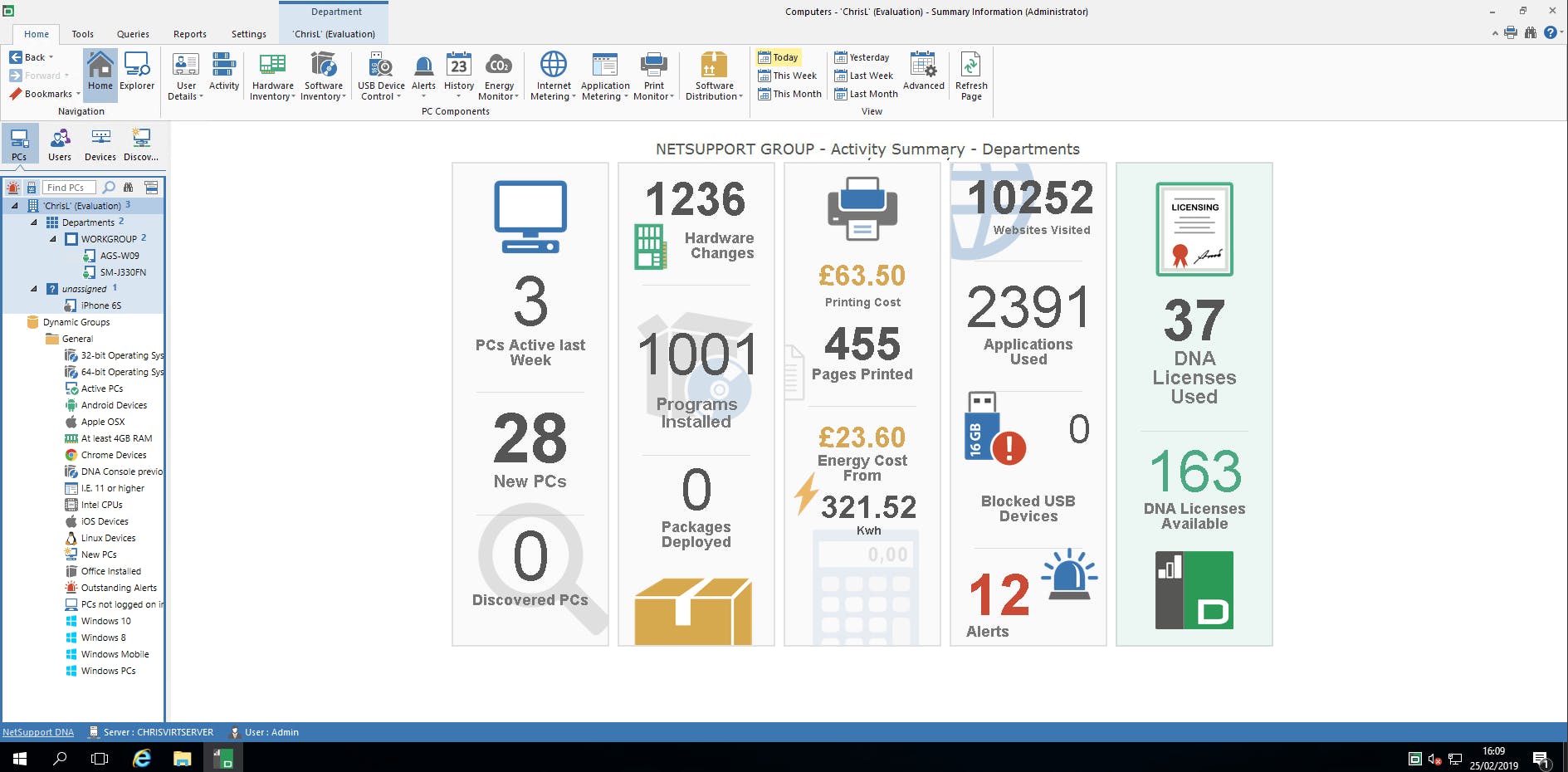 NetSupport DNA Screenshot 1