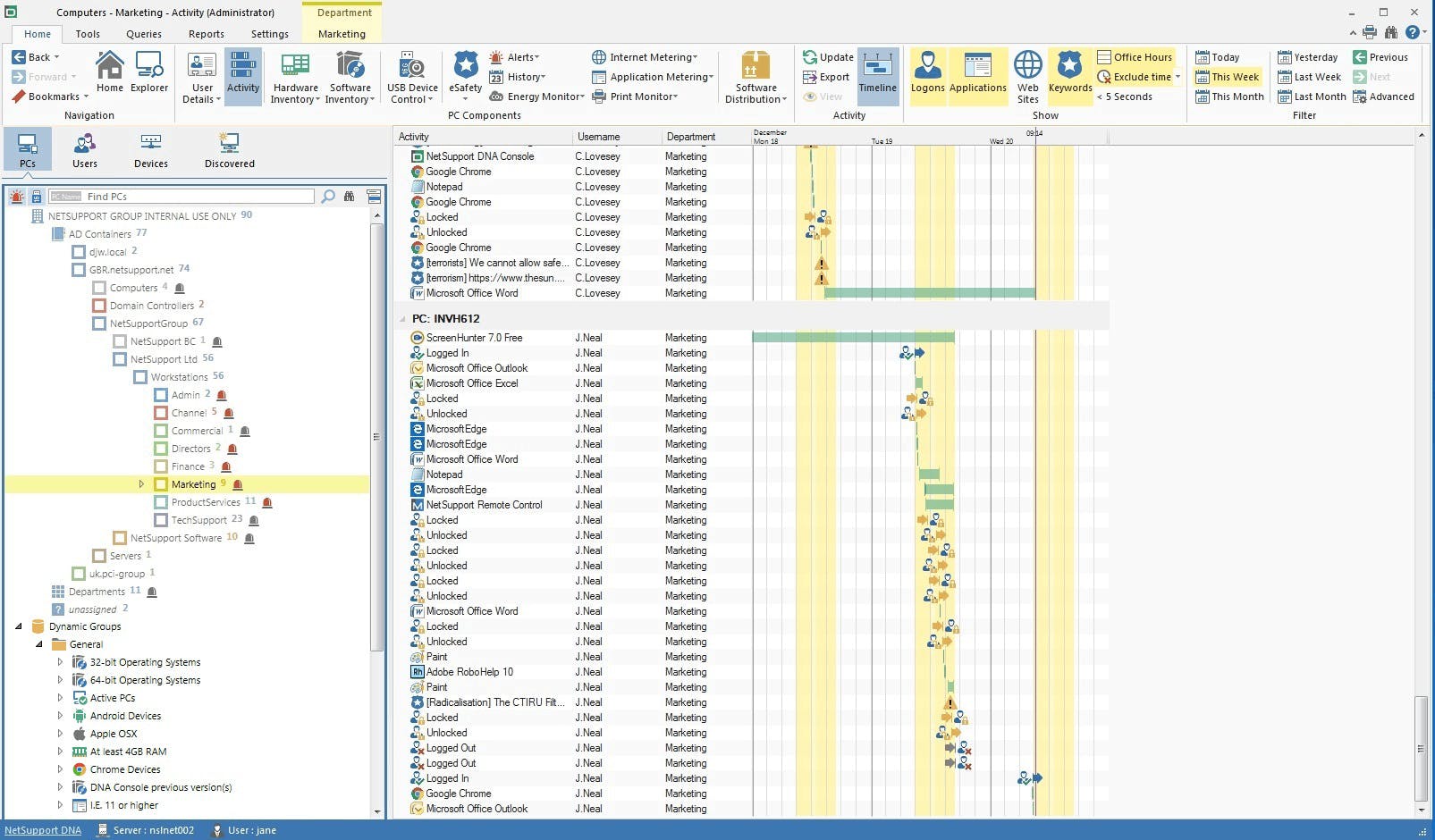 NetSupport DNA Screenshot 5