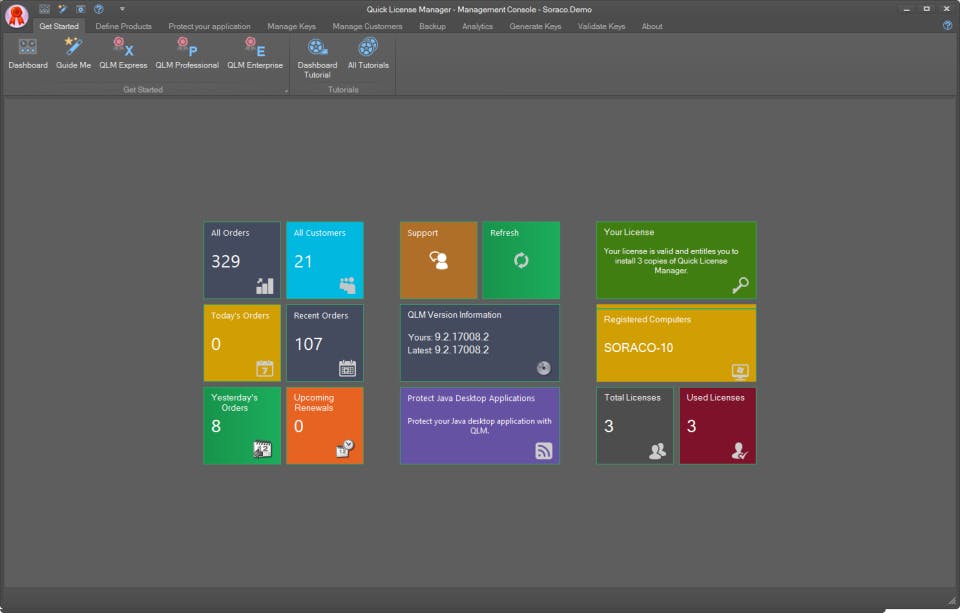 Quick License Manager (QLM) Screenshot 1