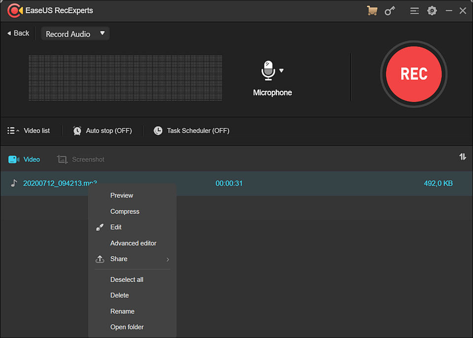 EaseUS RecExperts Screenshot 5