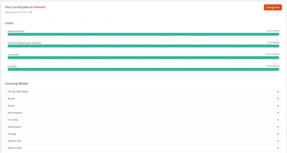 Labs64 NetLicensing Screenshot 5