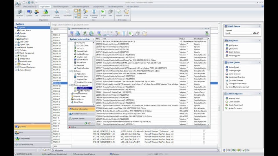 DeskCenter Management Suite Screenshot 1