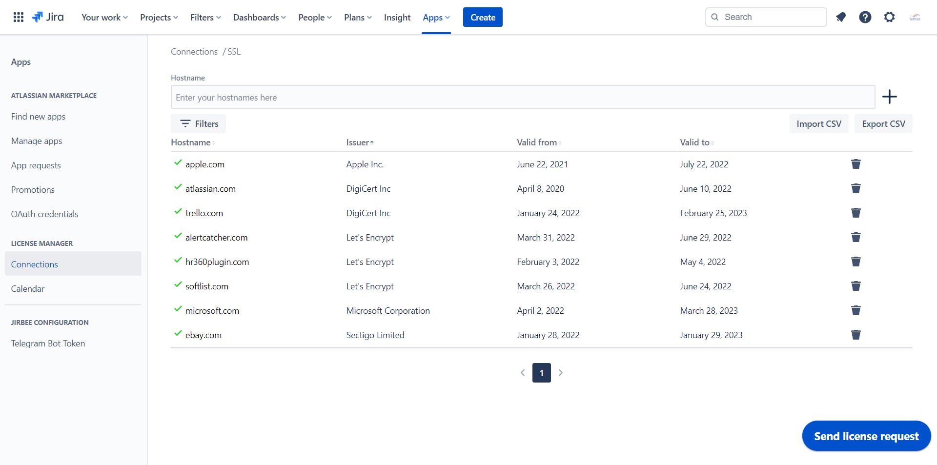 License Manager for Jira Screenshot 4