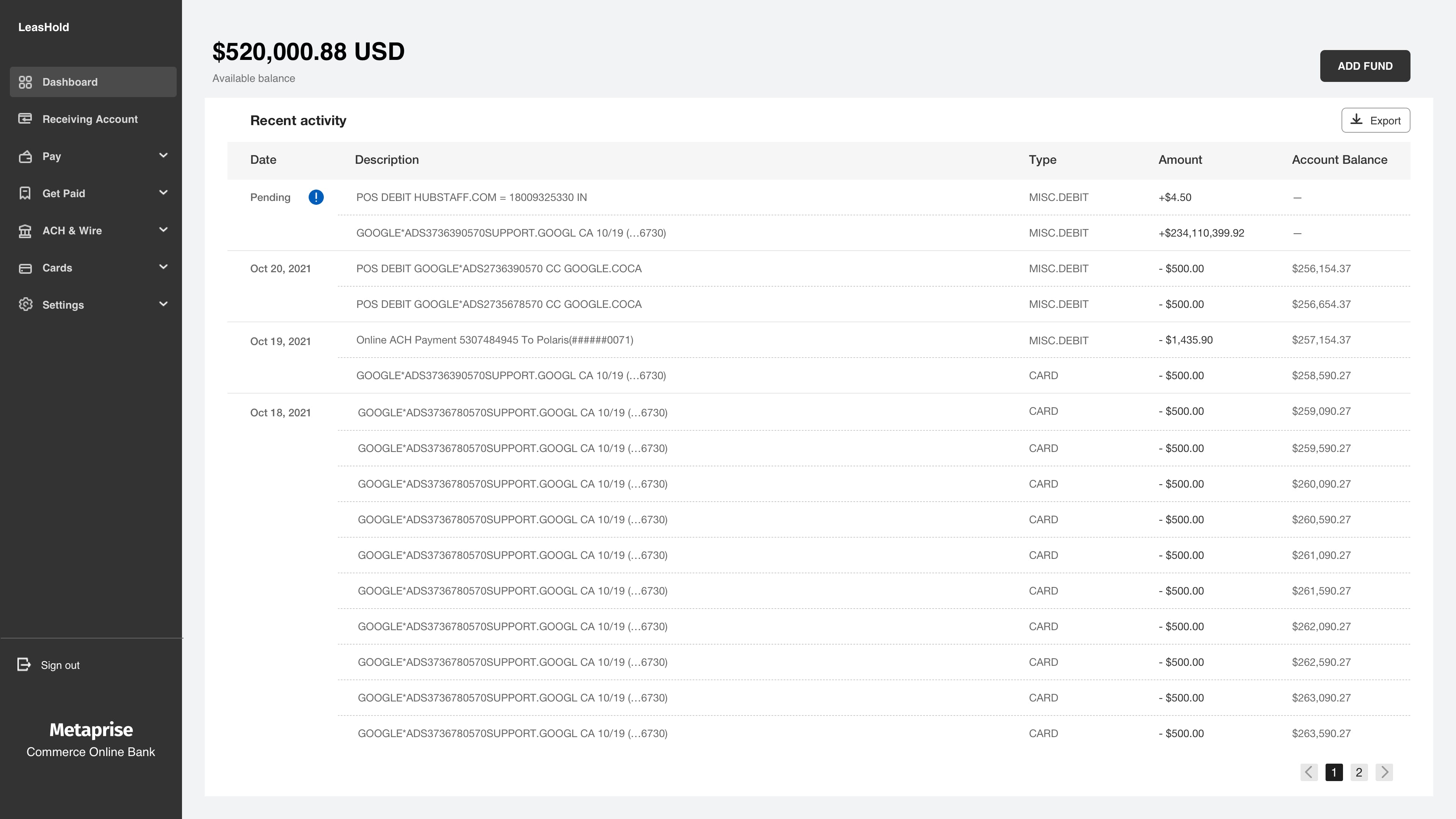 Metaprise Screenshot 3