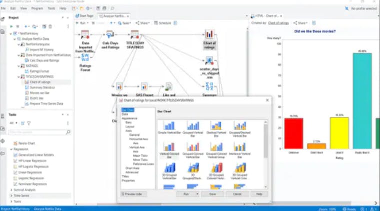 SAS Enterprise Guide Screenshot 1