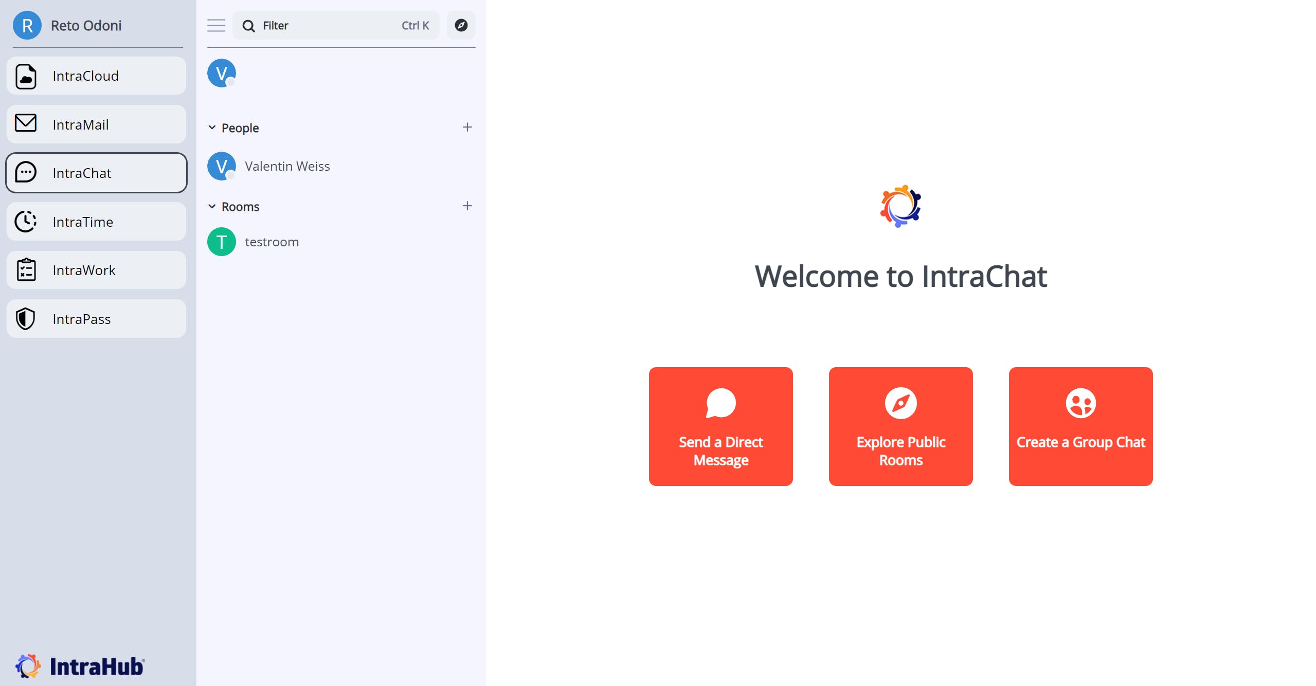 IntraHub Screenshot 1