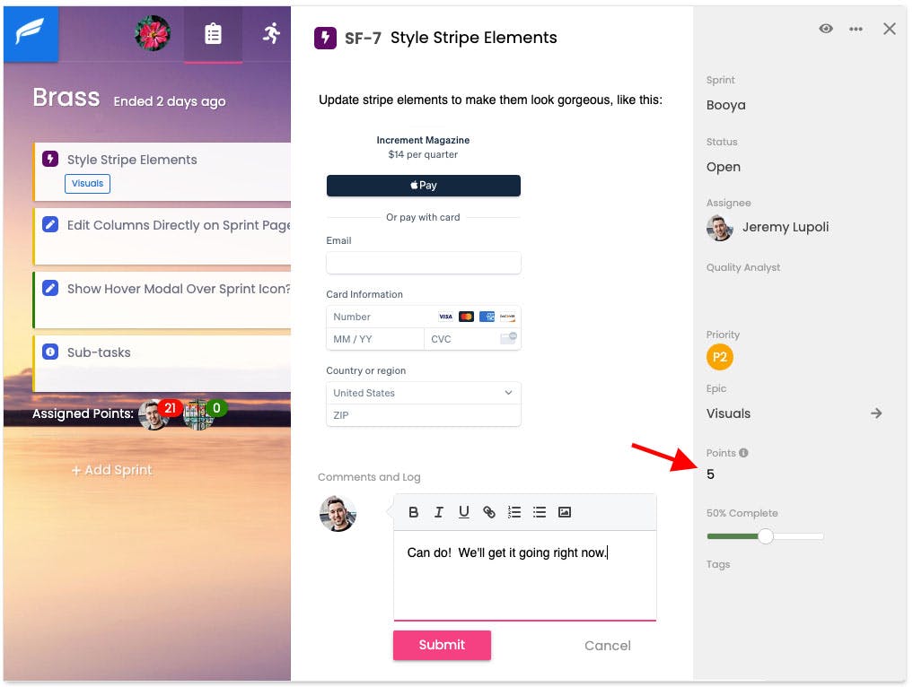 Scrumfast Screenshot 2