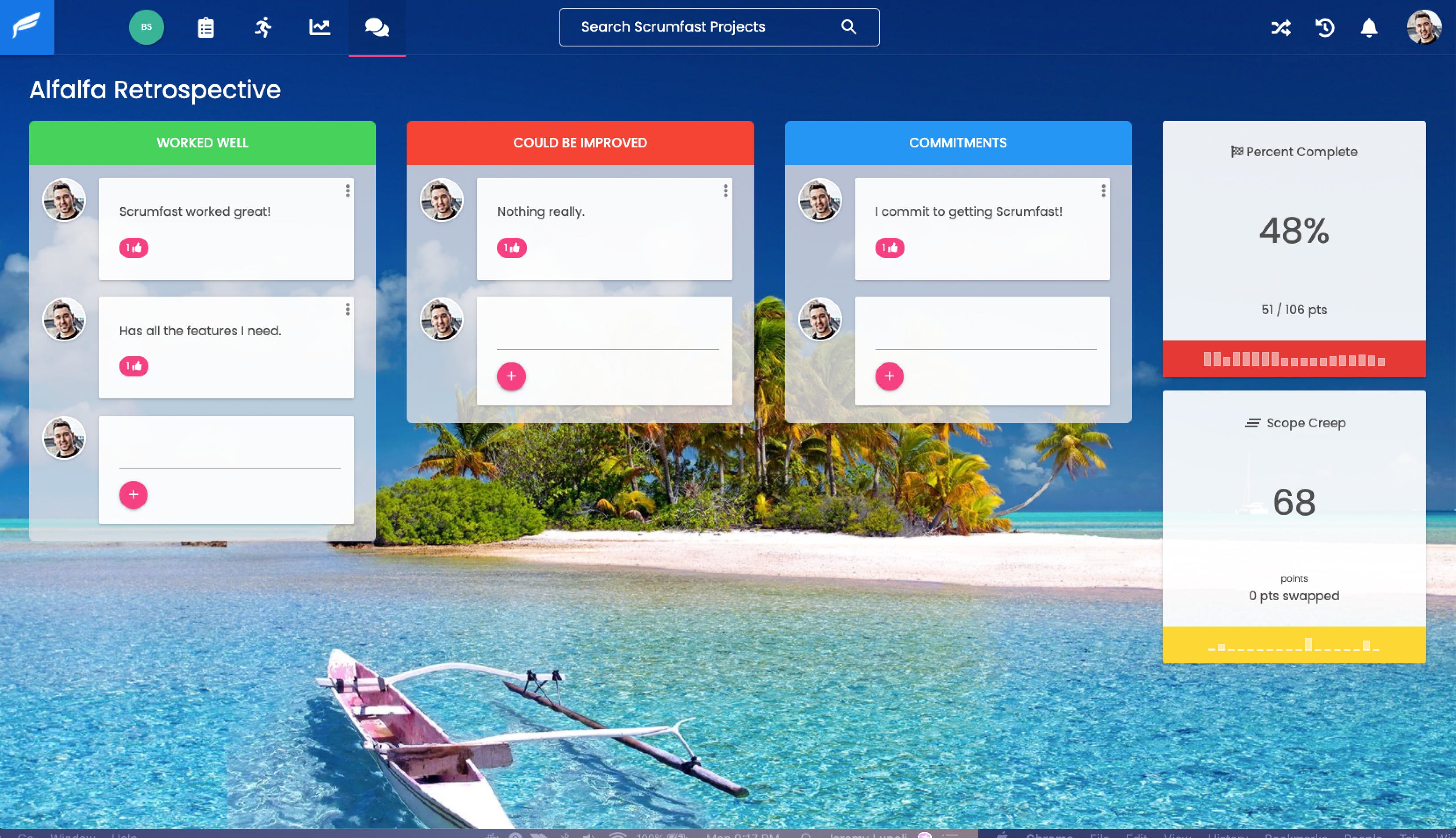 Scrumfast Screenshot 4