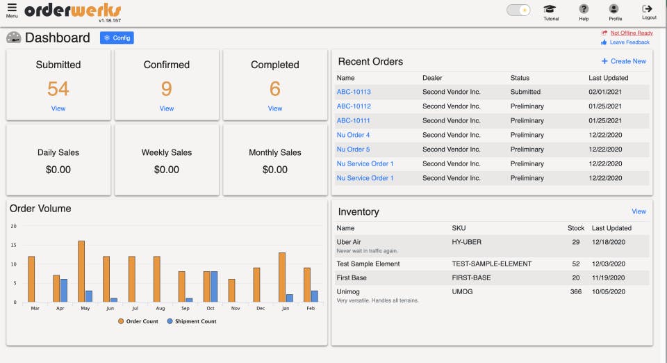 Orderwerks  Screenshot 2
