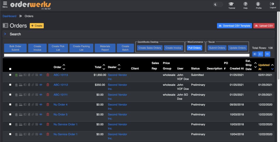 Orderwerks  Screenshot 3