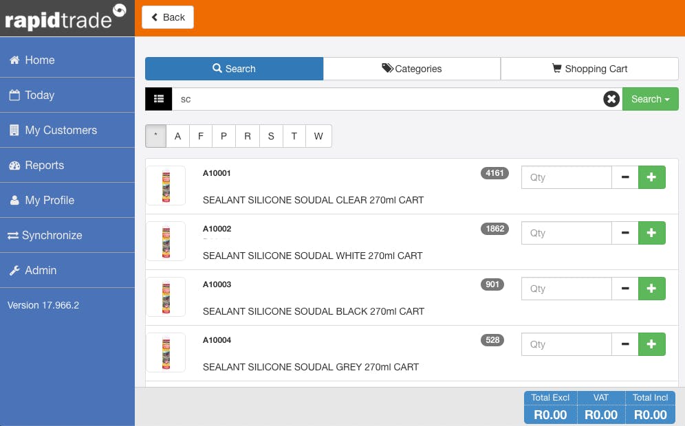 Rapidtrade Screenshot 1