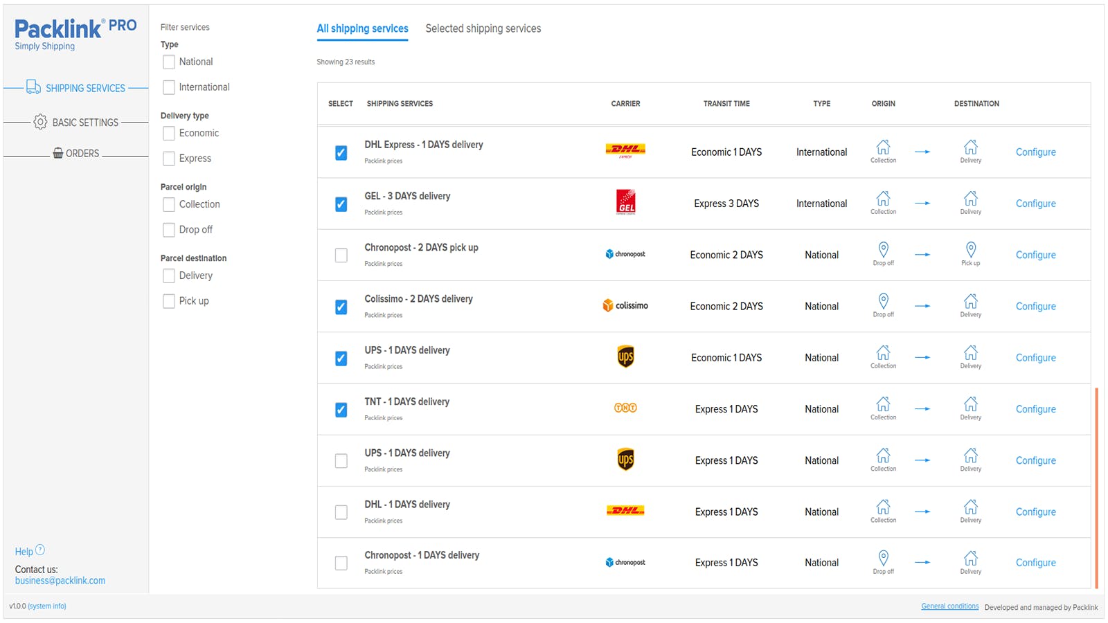 Packlink PRO Screenshot 2
