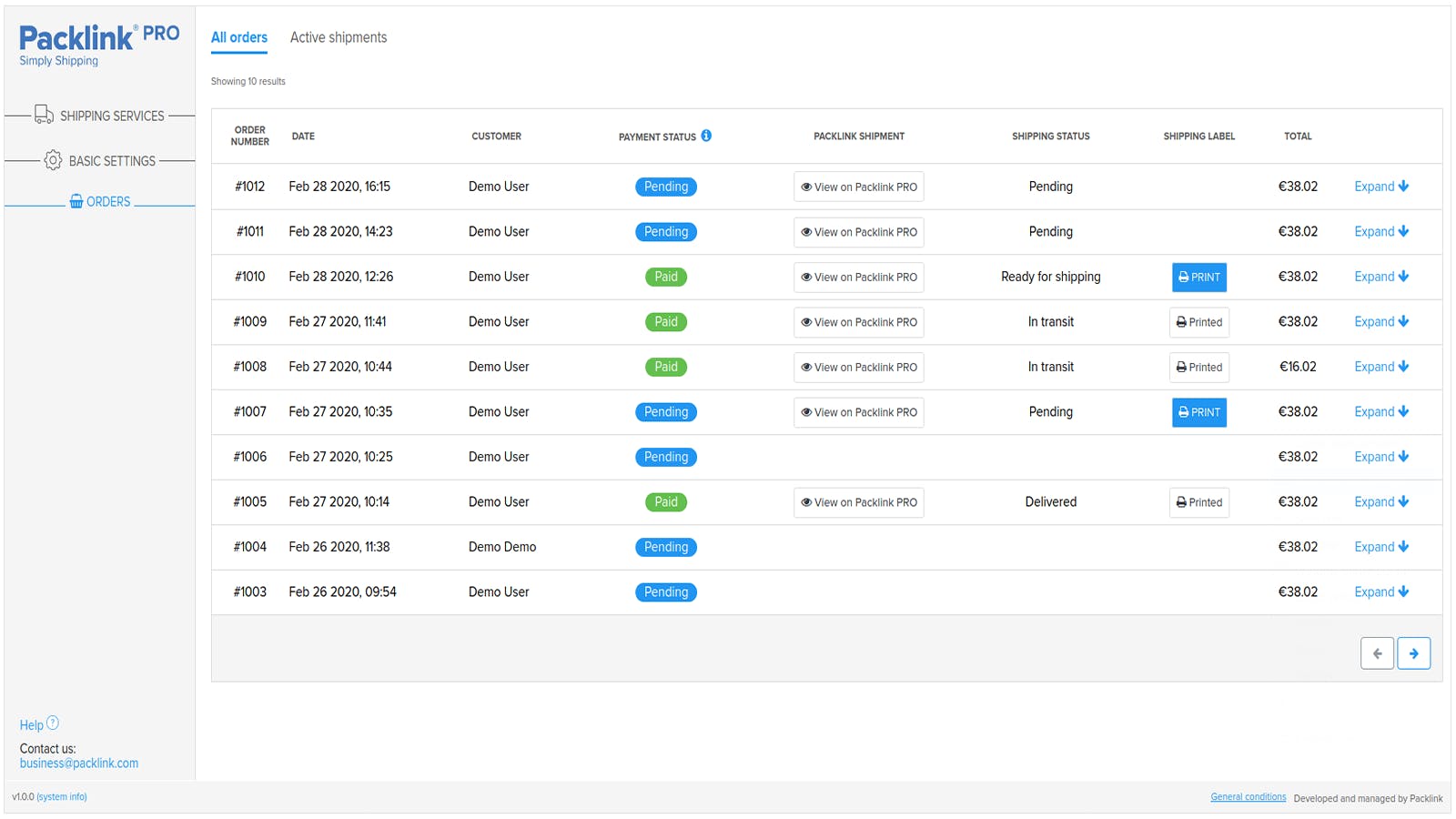 Packlink PRO Screenshot 3