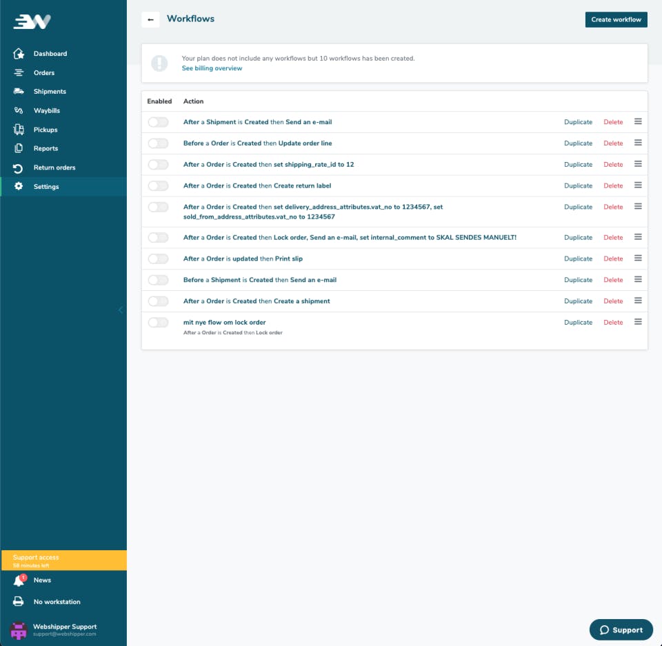 Webshipper Screenshot 3