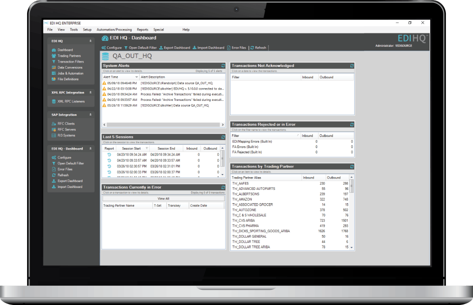 1 EDI Source Screenshot 1