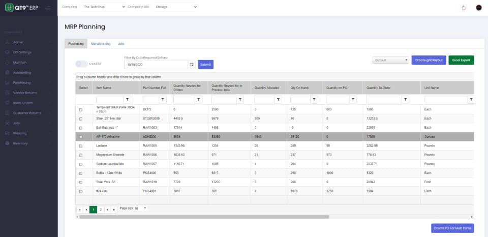 QT9 ERP Screenshot 4