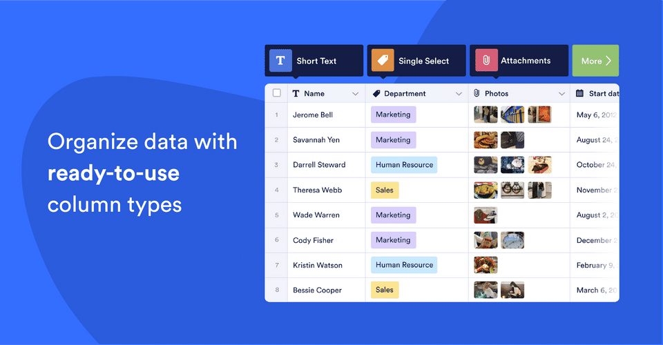 Jotform Tables Screenshot 3