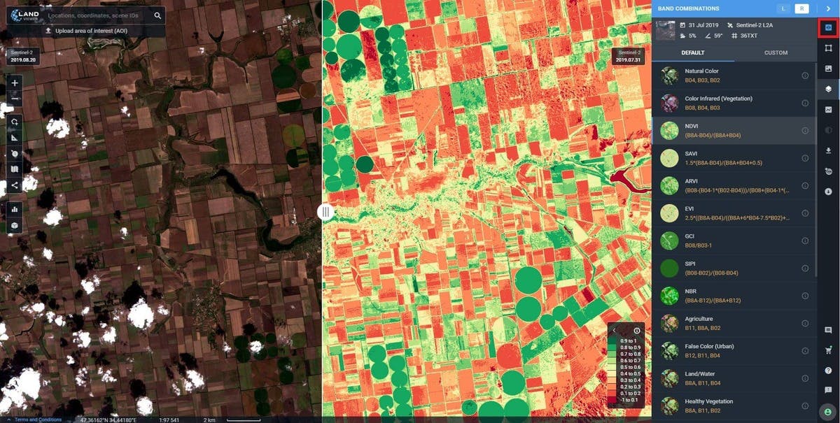 EOSDA LandViewer Screenshot 2