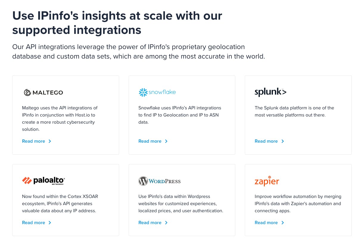 IPinfo Screenshot 3