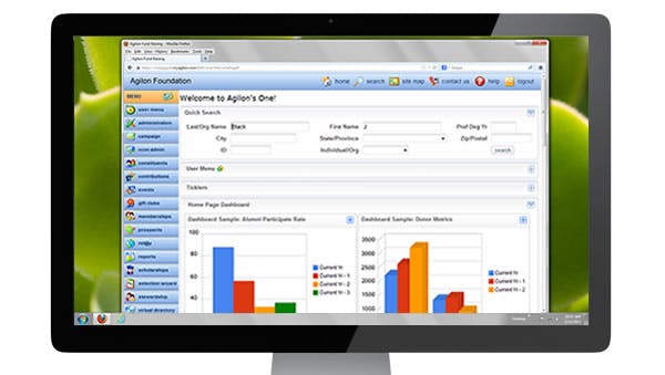 Agilon One Donor CRM Screenshot 2