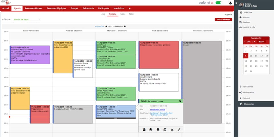 Eudonet Screenshot 2